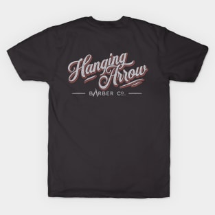 Hanging Arrow Barber Co. - GREY/RED T-Shirt